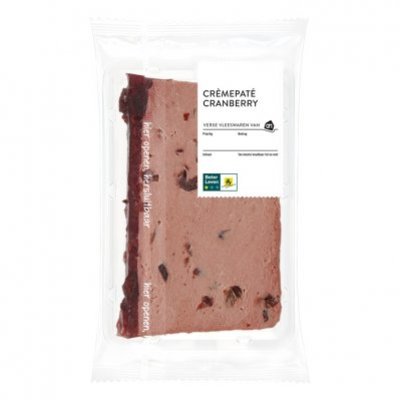 Huismerk Crèmepaté cranberry